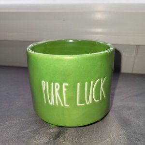 Rae Dunn "PURE LUCK" Planter